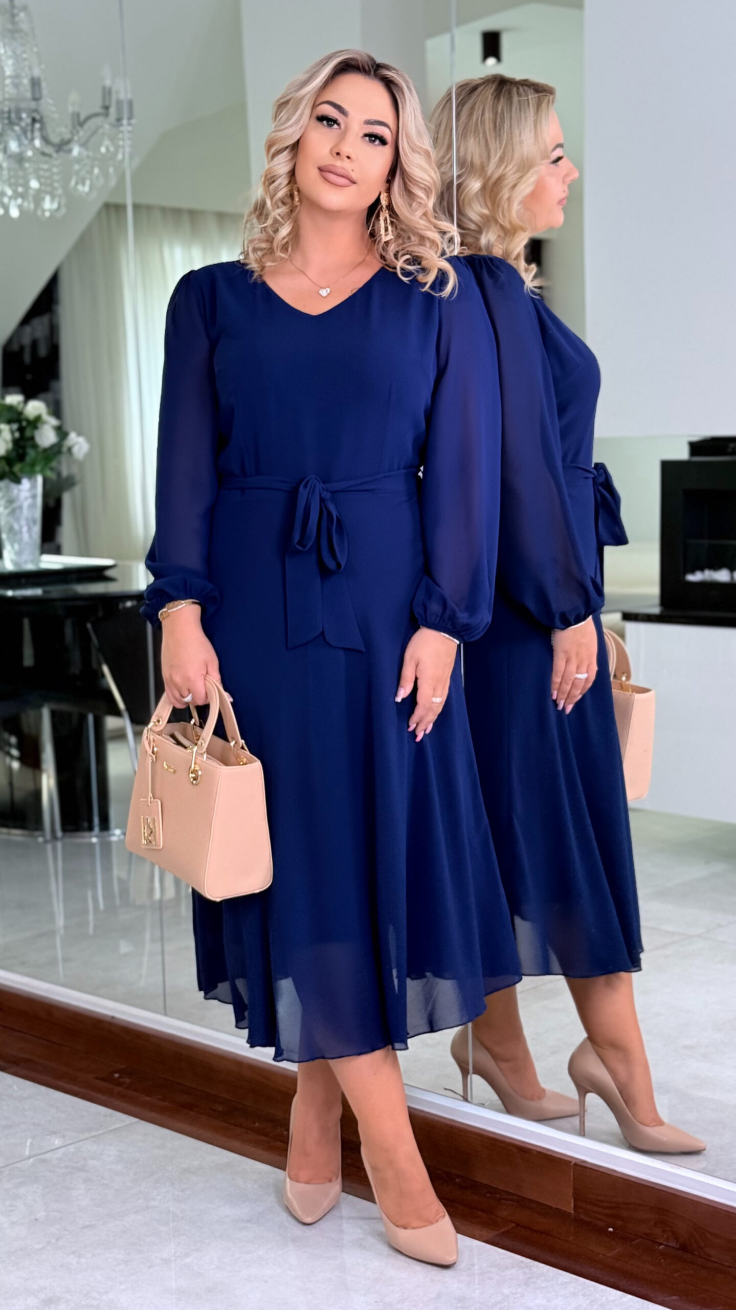Sukienka Camille Bleu — zdjęcie 2