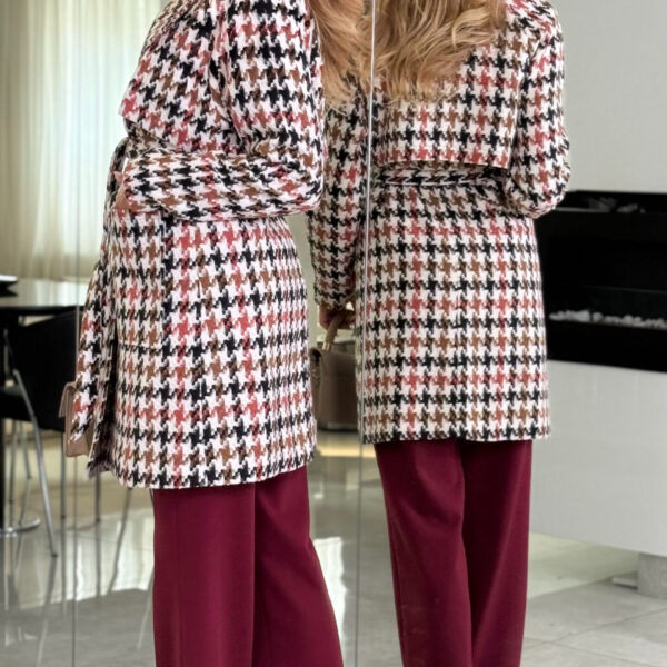 Płaszcz Vivianne Houndstooth — zdjęcie 5