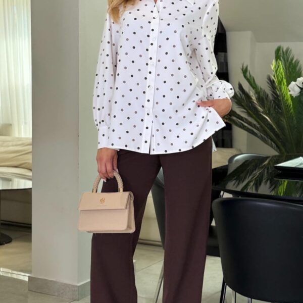Bluzka koszulowa Milano Dots — zdjęcie 3
