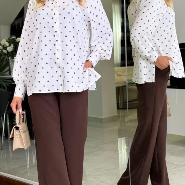Bluzka koszulowa Milano Dots — zdjęcie 4