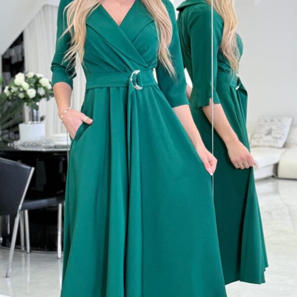 Sukienka Velvet Green — zdjęcie 5