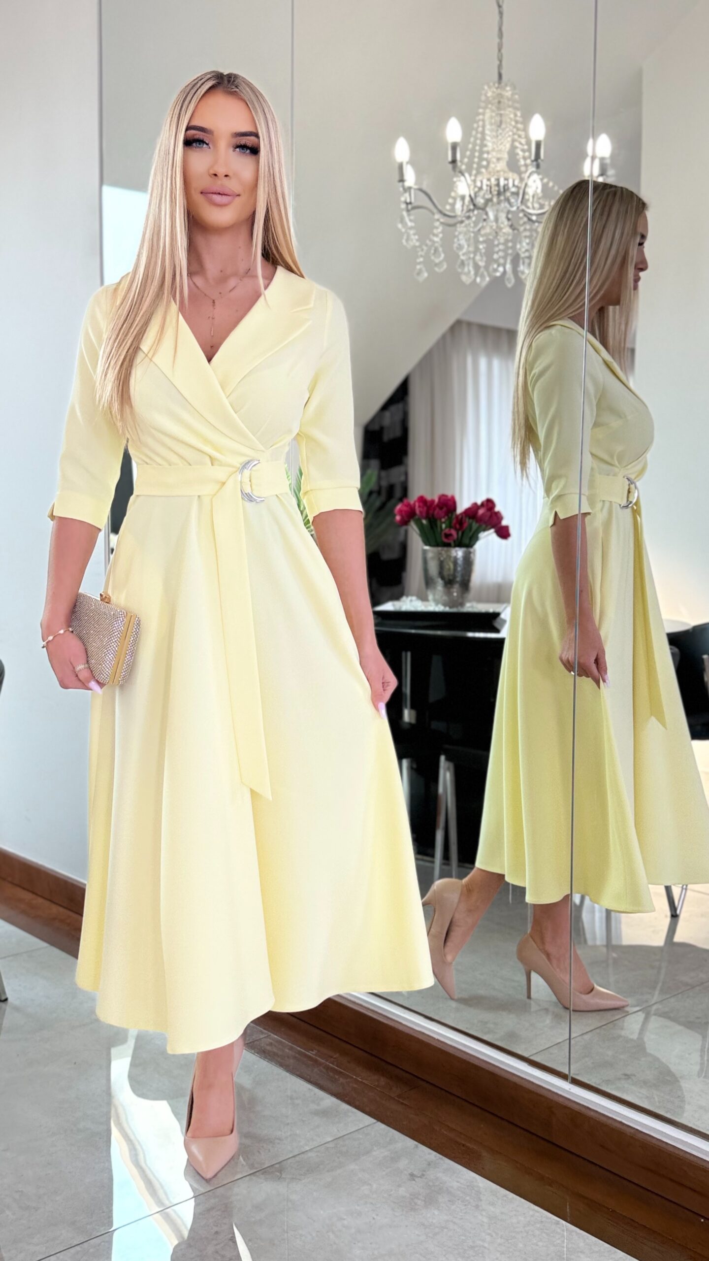 Sukienka Soleil Yellow — zdjęcie 2