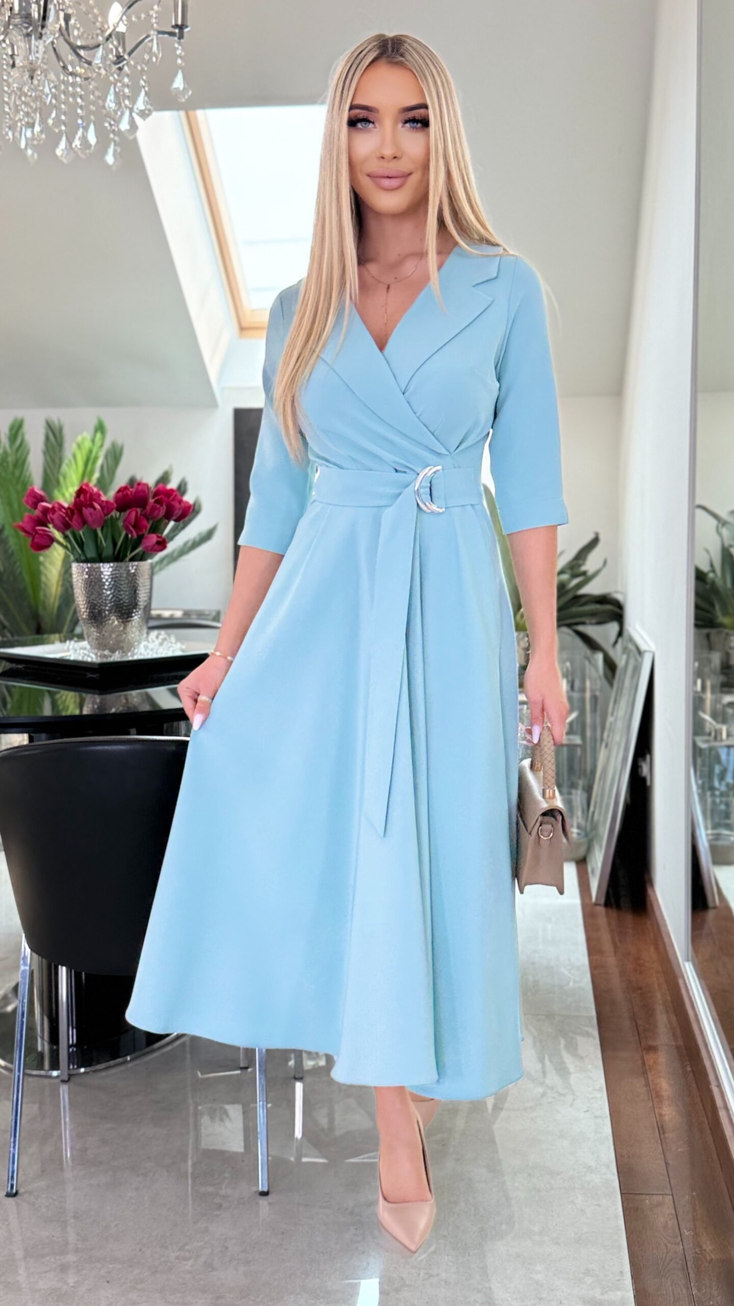 Sukienka Azure Classic — zdjęcie 5