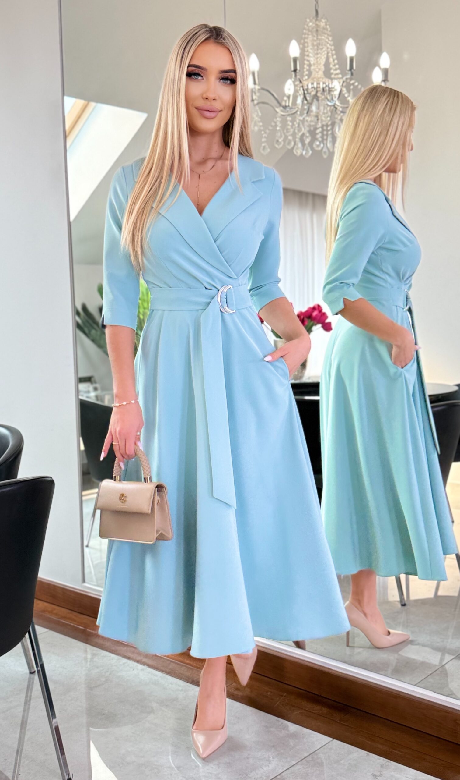 Sukienka Azure Classic — zdjęcie 6