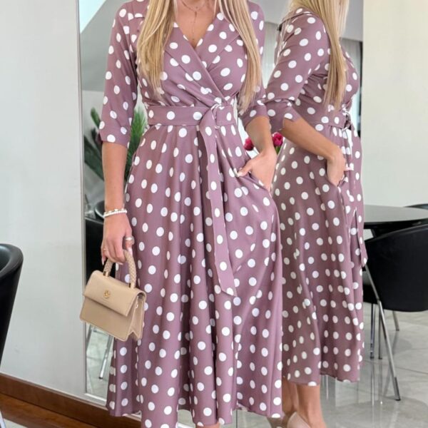 Sukienka Polka Mocca — zdjęcie 3