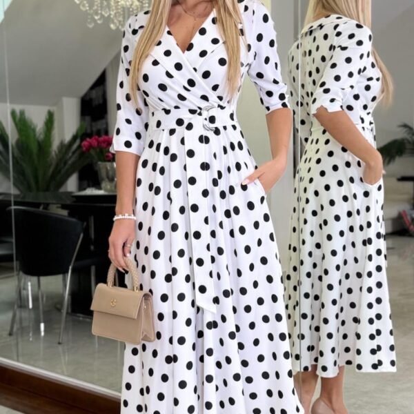 Sukienka Polka White — zdjęcie 2