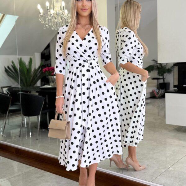 Sukienka Polka White — zdjęcie 9
