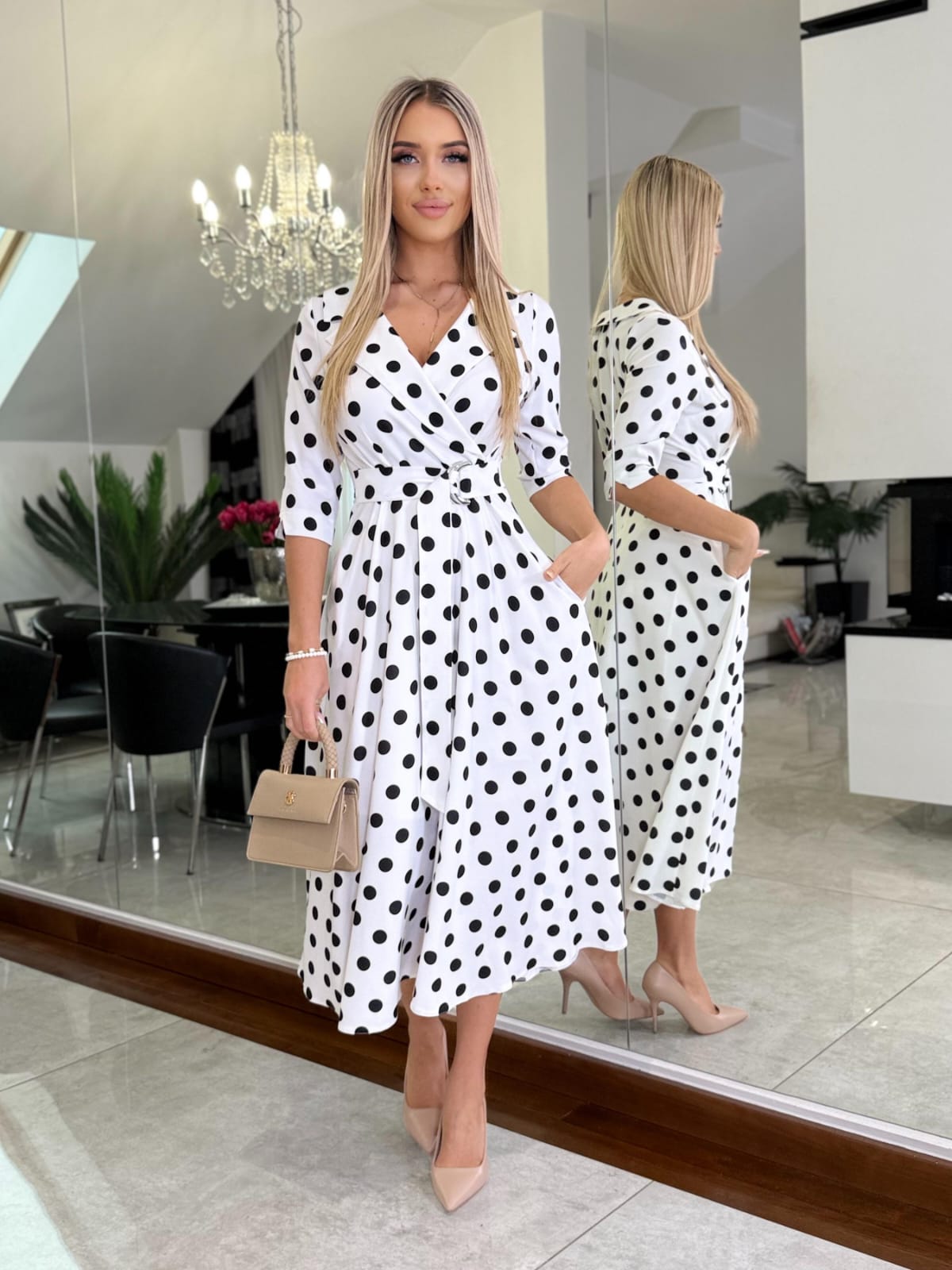 Sukienka Polka White — zdjęcie 9