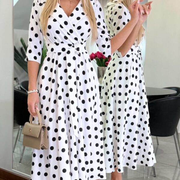 Sukienka Polka White — zdjęcie 8