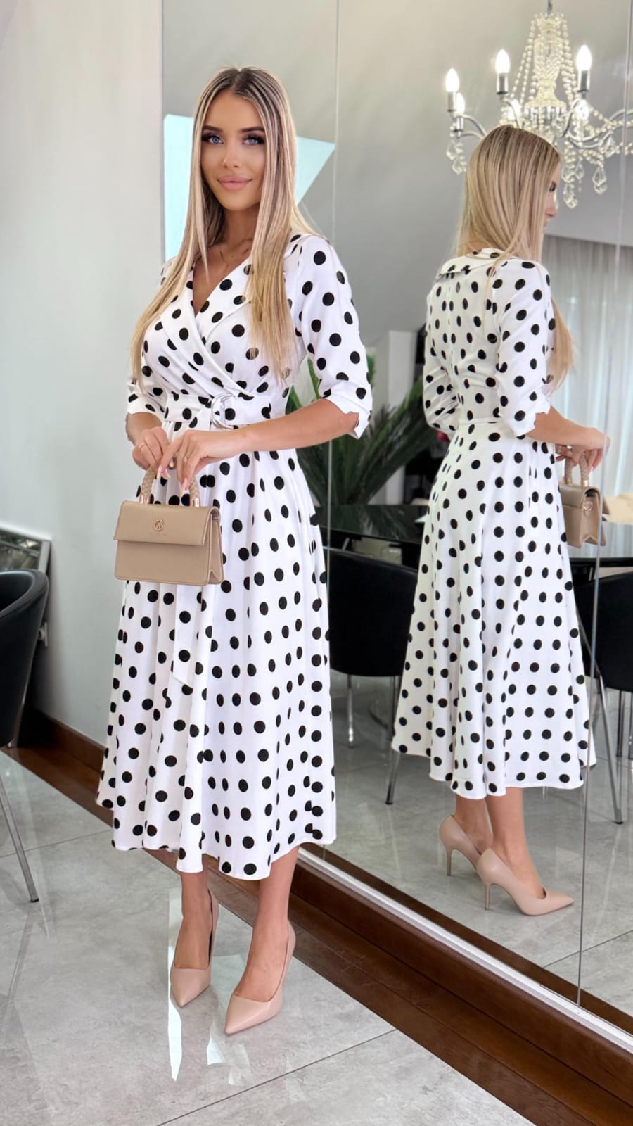 Sukienka Polka White — zdjęcie 4