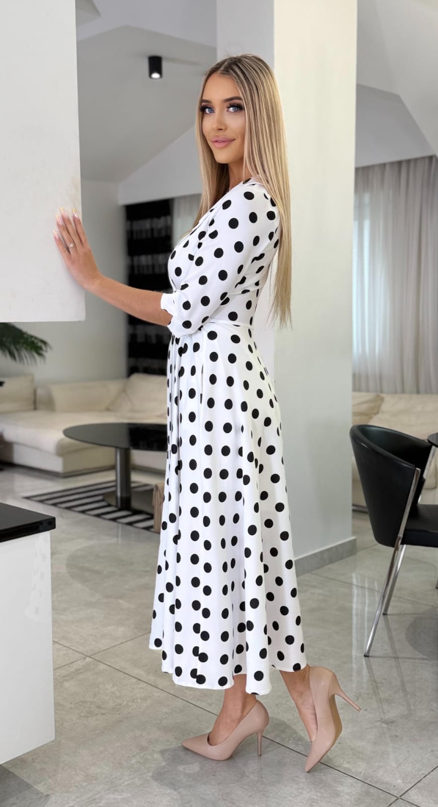 Sukienka Polka White — zdjęcie 3