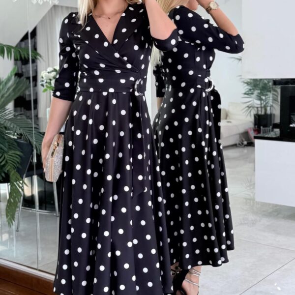 Sukienka Polka Black — zdjęcie 5