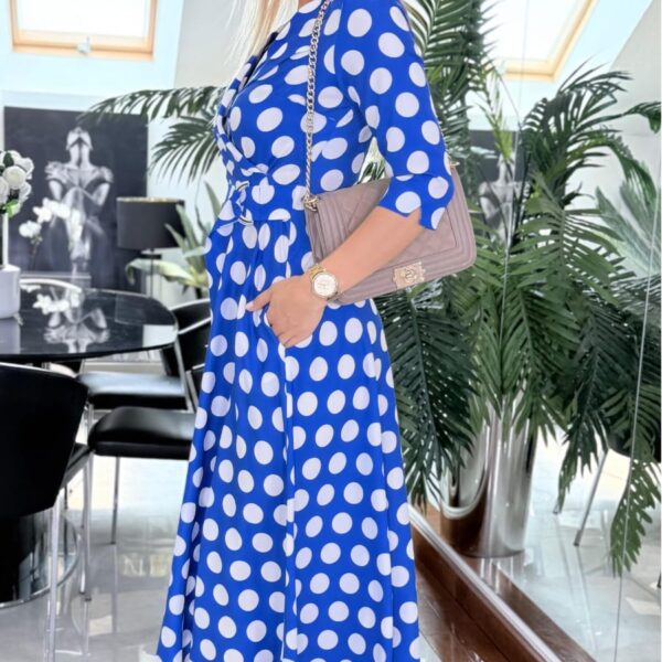 Sukienka Polka Blue — zdjęcie 7