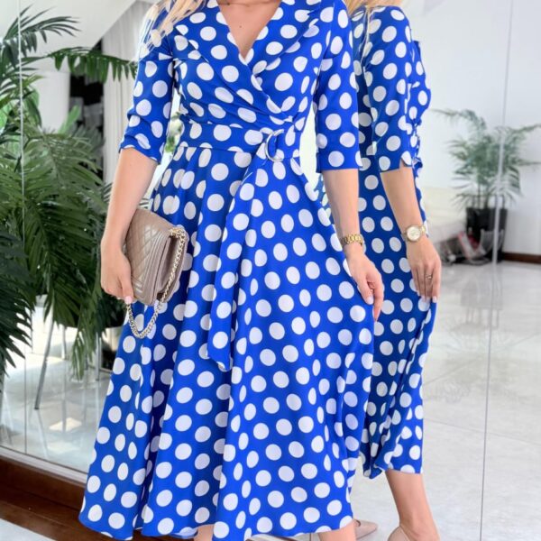 Sukienka Polka Blue — zdjęcie 5