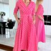 Sukienka Polka Love Pink