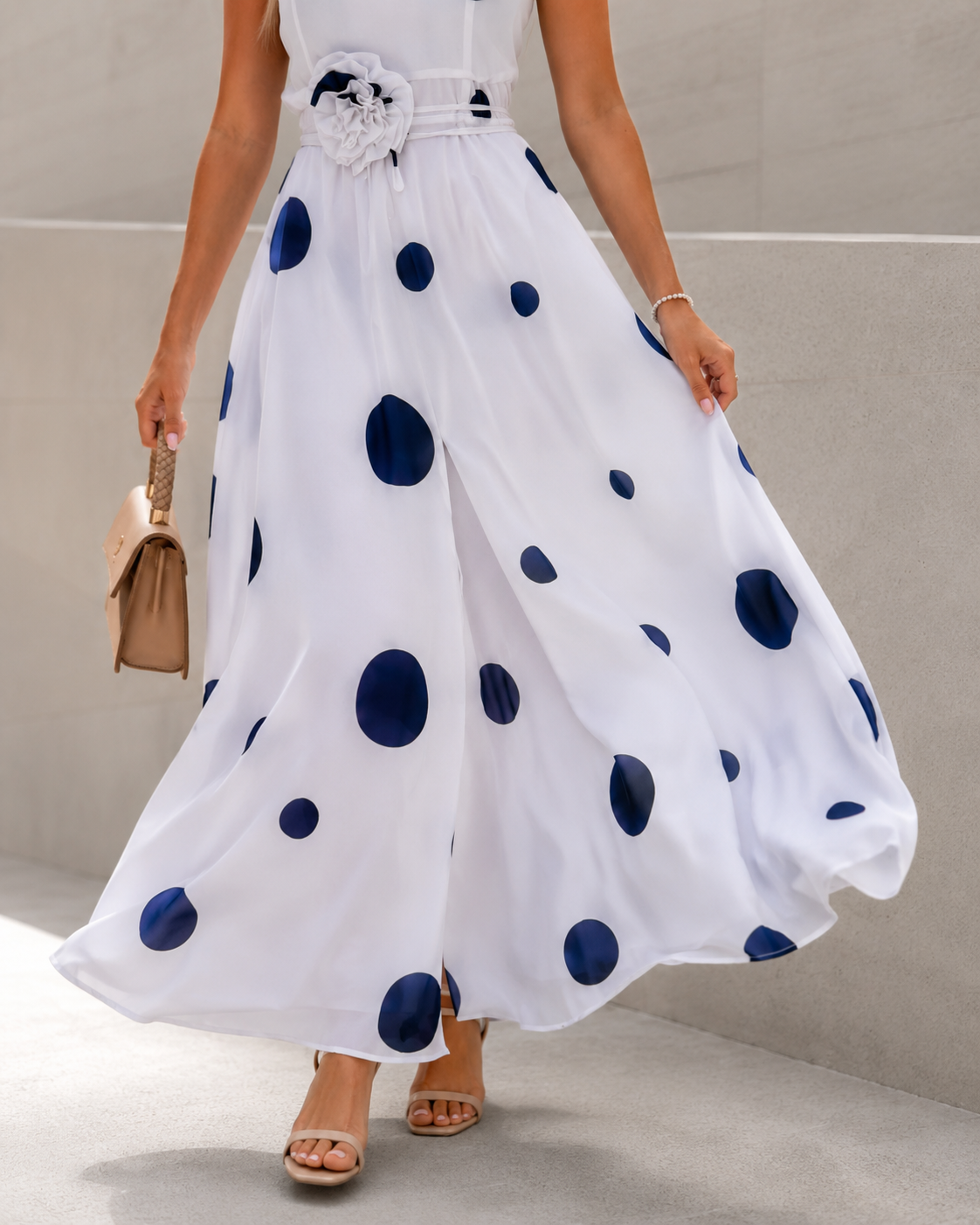 Sukienka Bianca White Maxi — zdjęcie 3