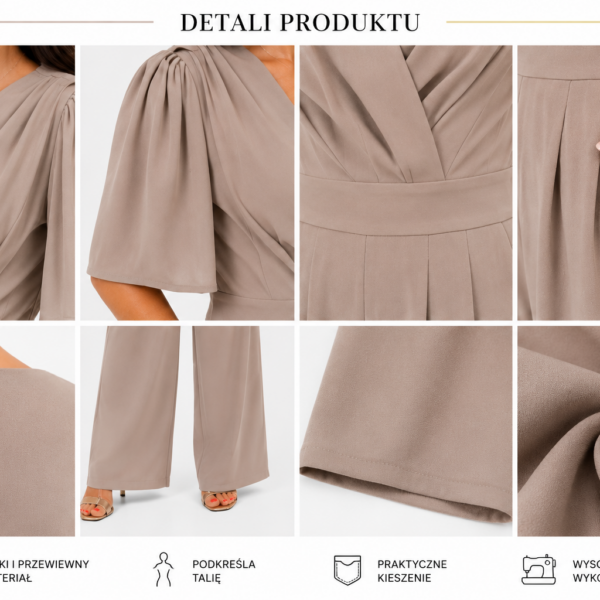 Kombinezon Beige Luxury — zdjęcie 3
