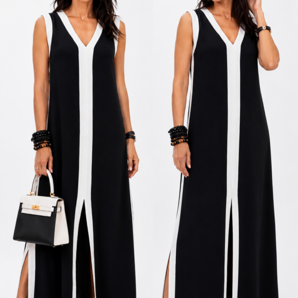 Sukienka Maxi Monique Black — zdjęcie 2