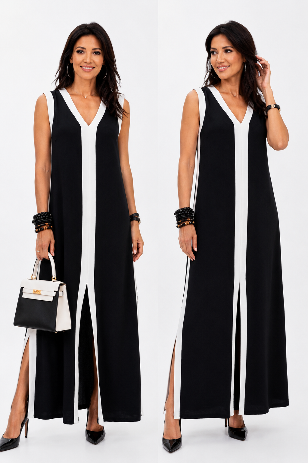 Sukienka Maxi Monique Black — zdjęcie 2