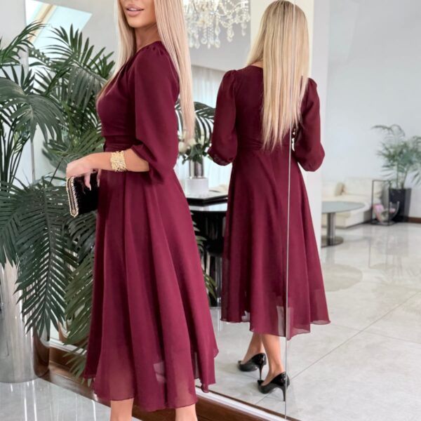 Sukienka Aurelia Bordo — zdjęcie 6